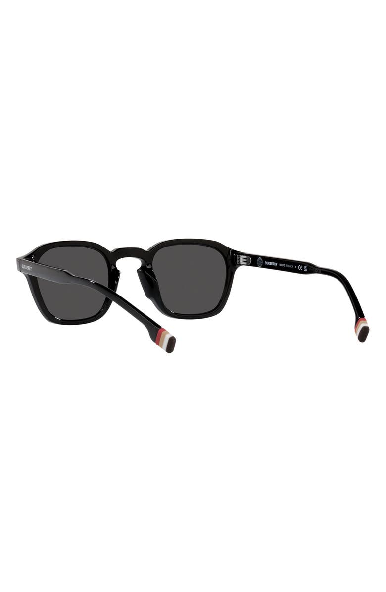 Burberry 49mm Round Sunglasses, Alternate, color, 