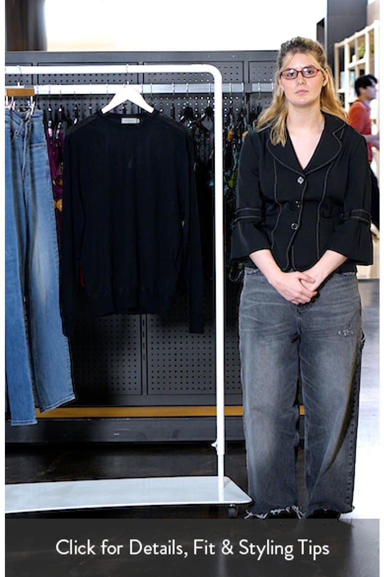 Wool, Silk & Cashmere Crewneck Sweater video