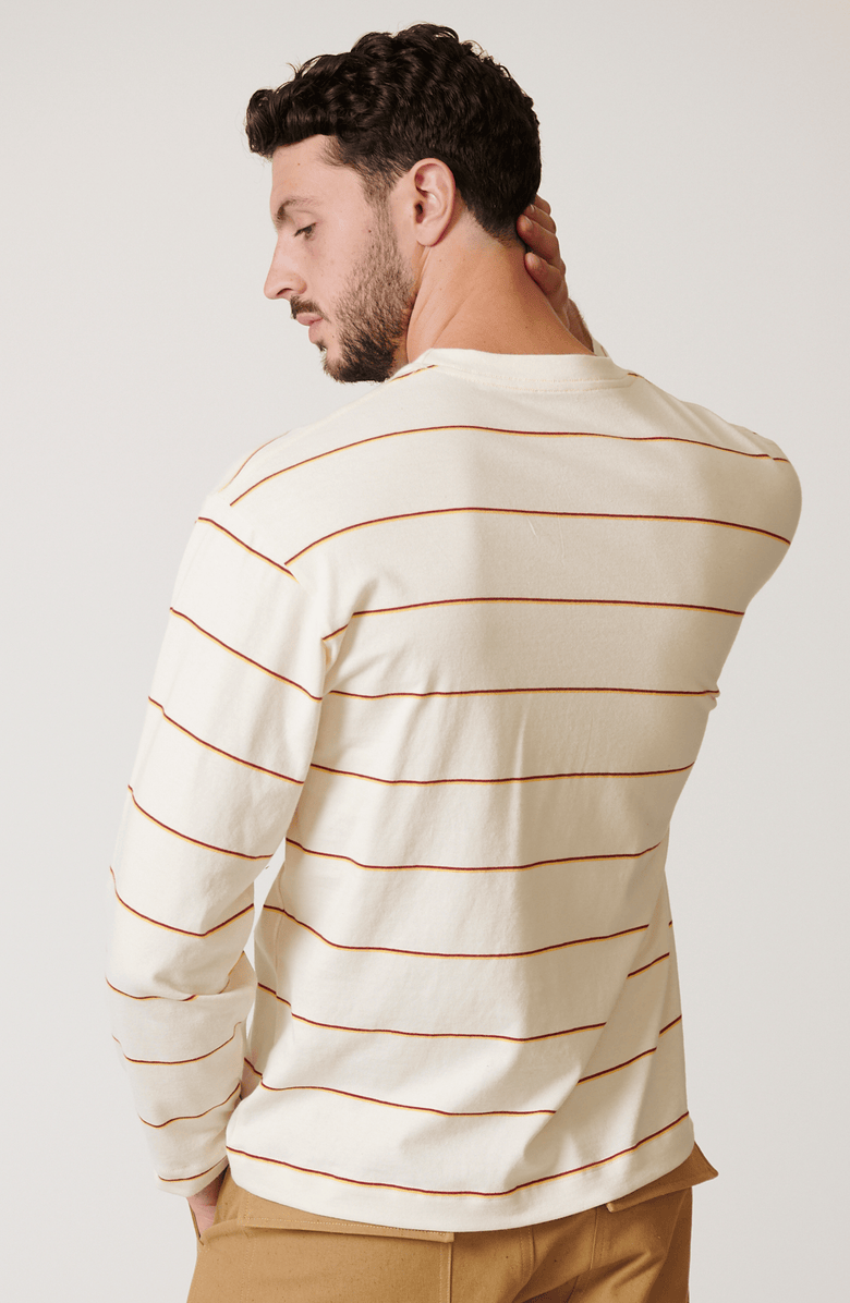 LEISURE LAB Caspian Long Sleeve Box T, Alternate, color, Caspian