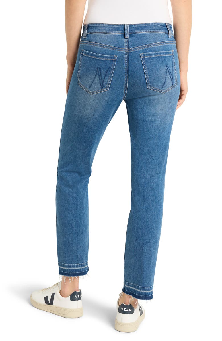 NIC+ZOE Straight Leg Ankle Jeans, Alternate, color, Atlantic