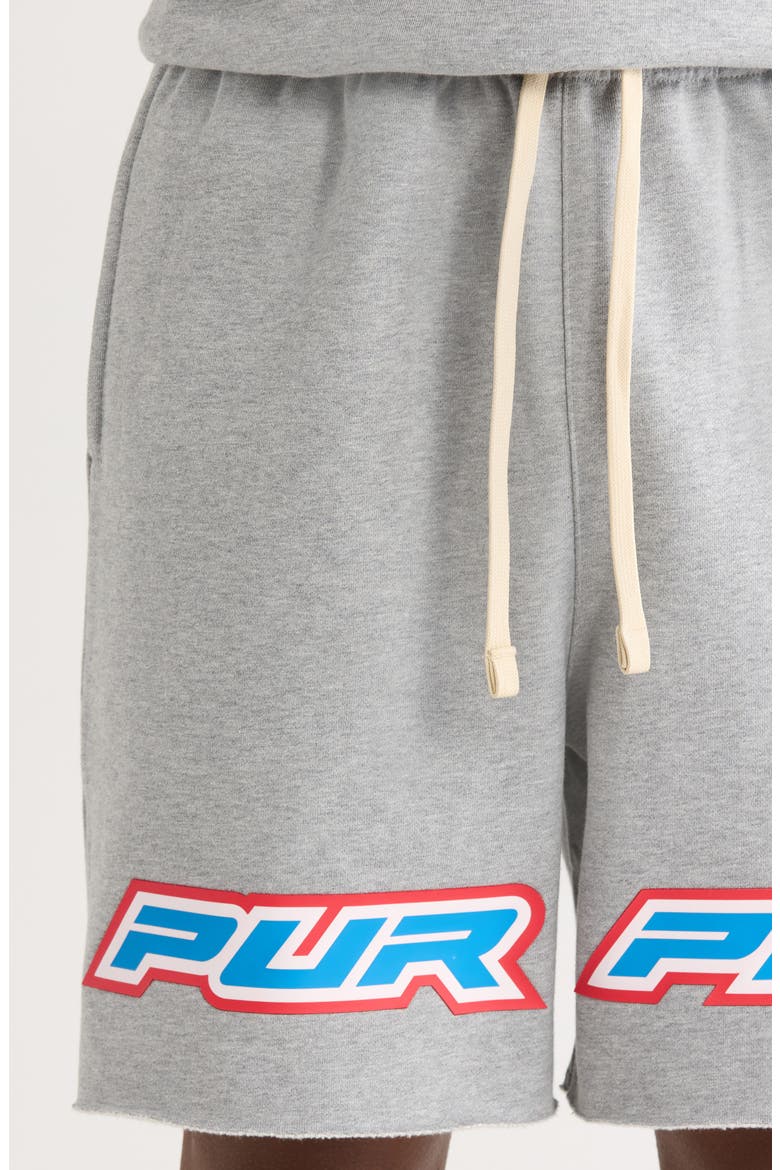 Cotton Fleece Shorts, Alternate, color, GREY