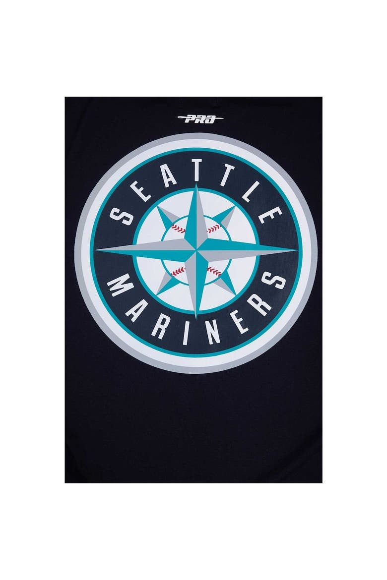 Men's Pro Standard Navy/ Seattle Mariners Taping T-Shirt, Alternate, color, Navy