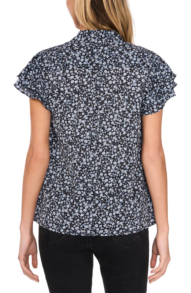 CeCe Flutter Sleeve Top, Alternate, color, 