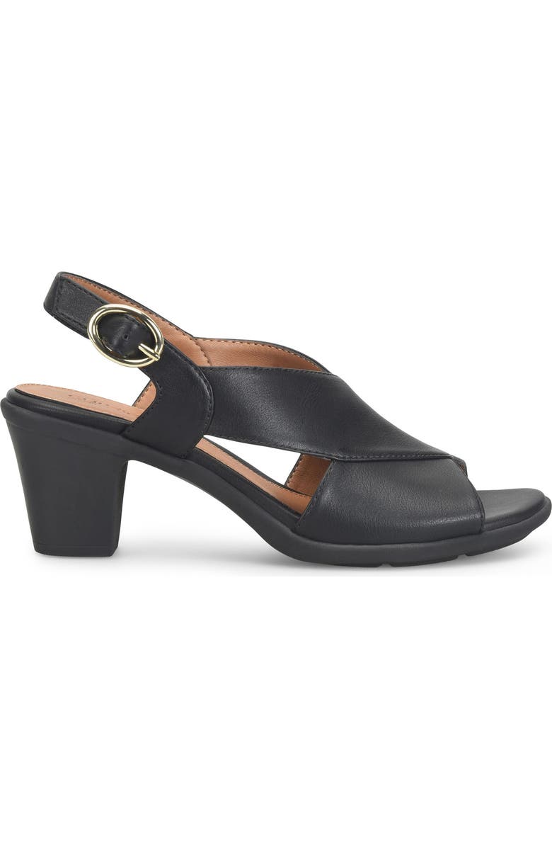EUROSOFT Kylie Slingback Sandal, Alternate, color, Black