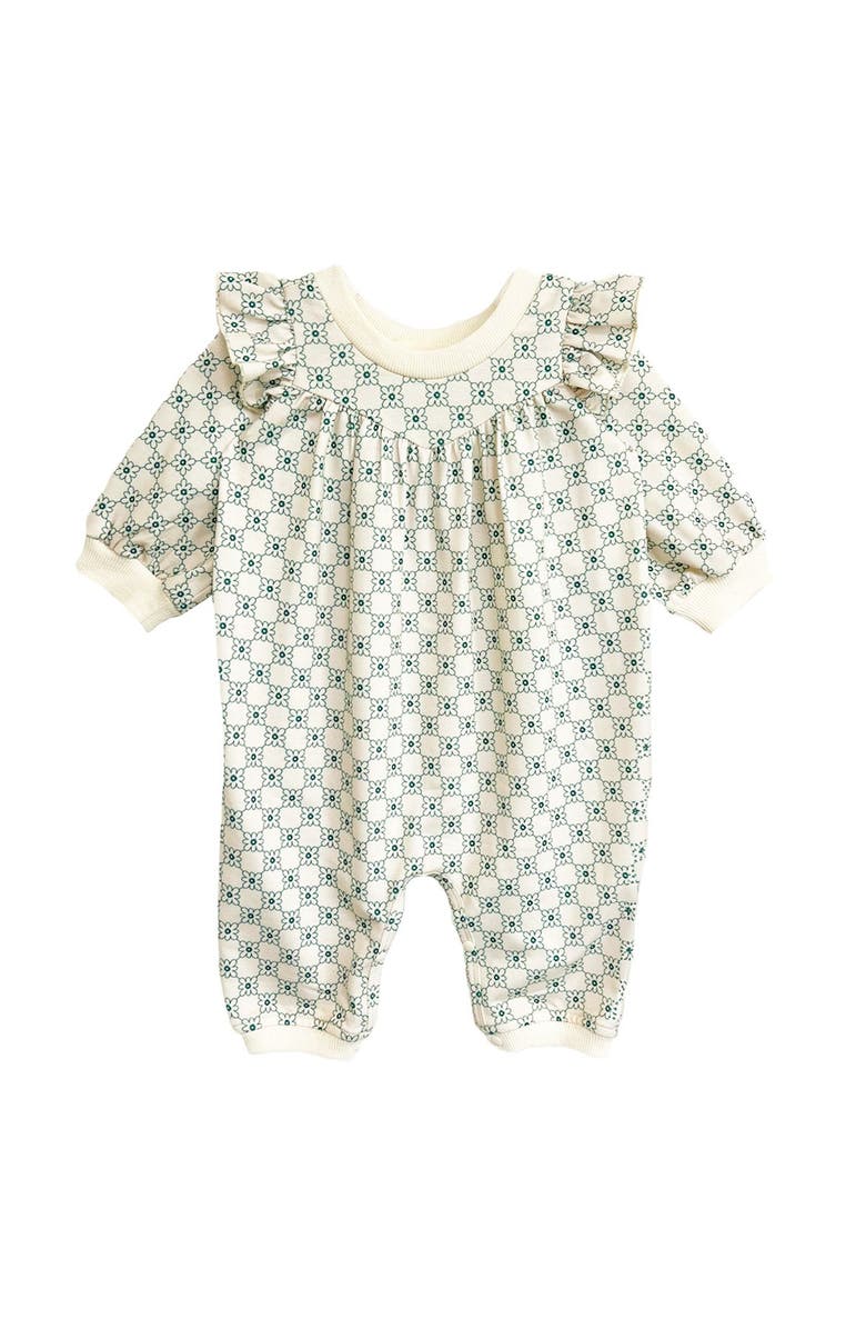 Mabel + Honey Lillian Romper, Main, color, Green