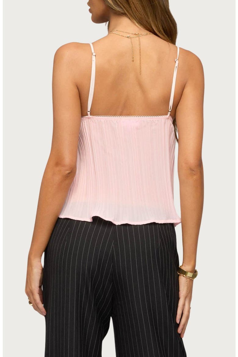 Rhian Lace Pleated Camisole, Alternate, color, LIGHT-PINK