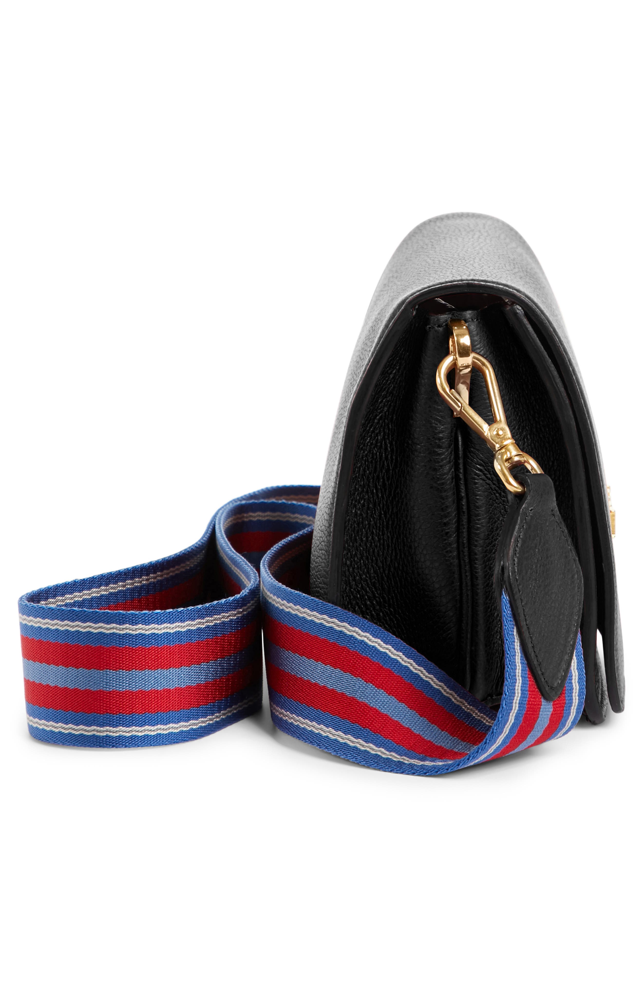 Prada Vitello Daino Double Compartment Leather Shoulder Bag, Alternate, color, 