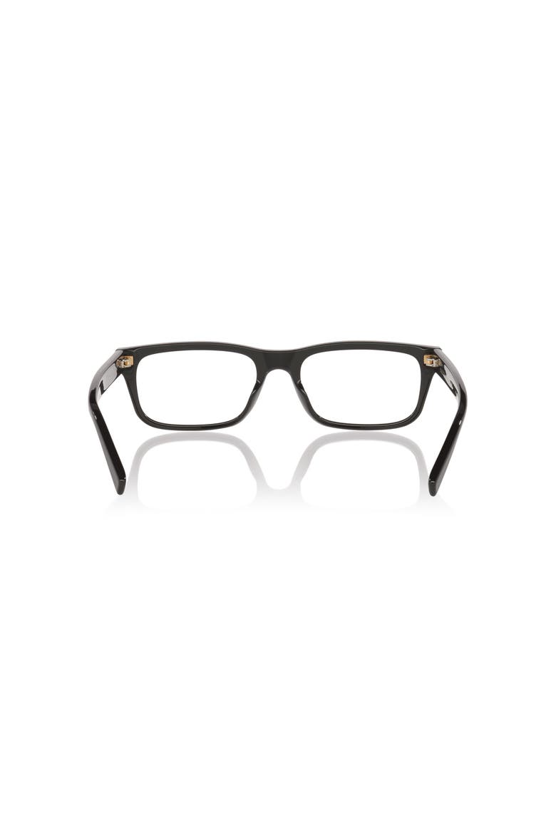 56mm Rectangle optical glasses, Alternate, color, Black