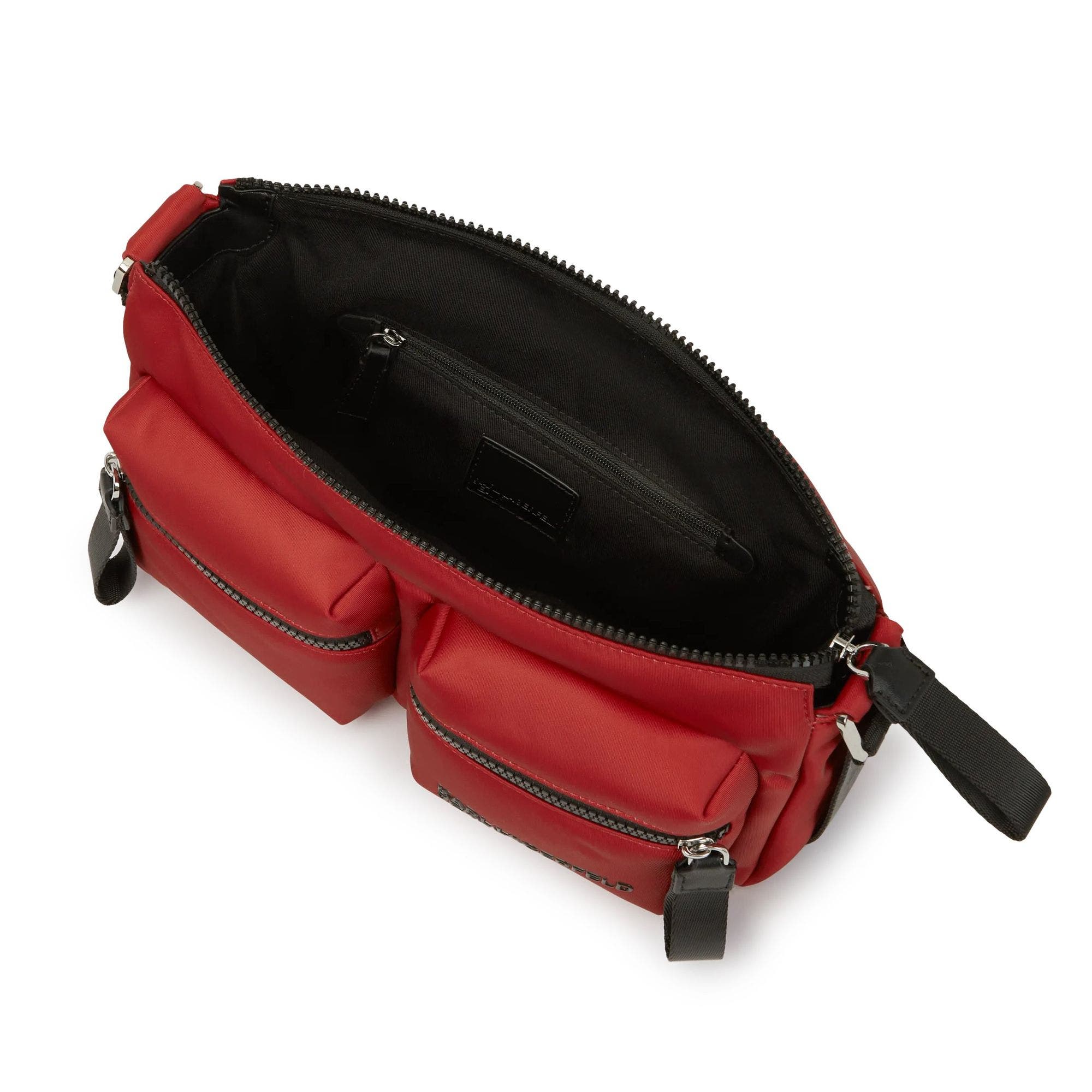 Essential Nylon Crossbody Bag, Alternate, color, Pompeian Red