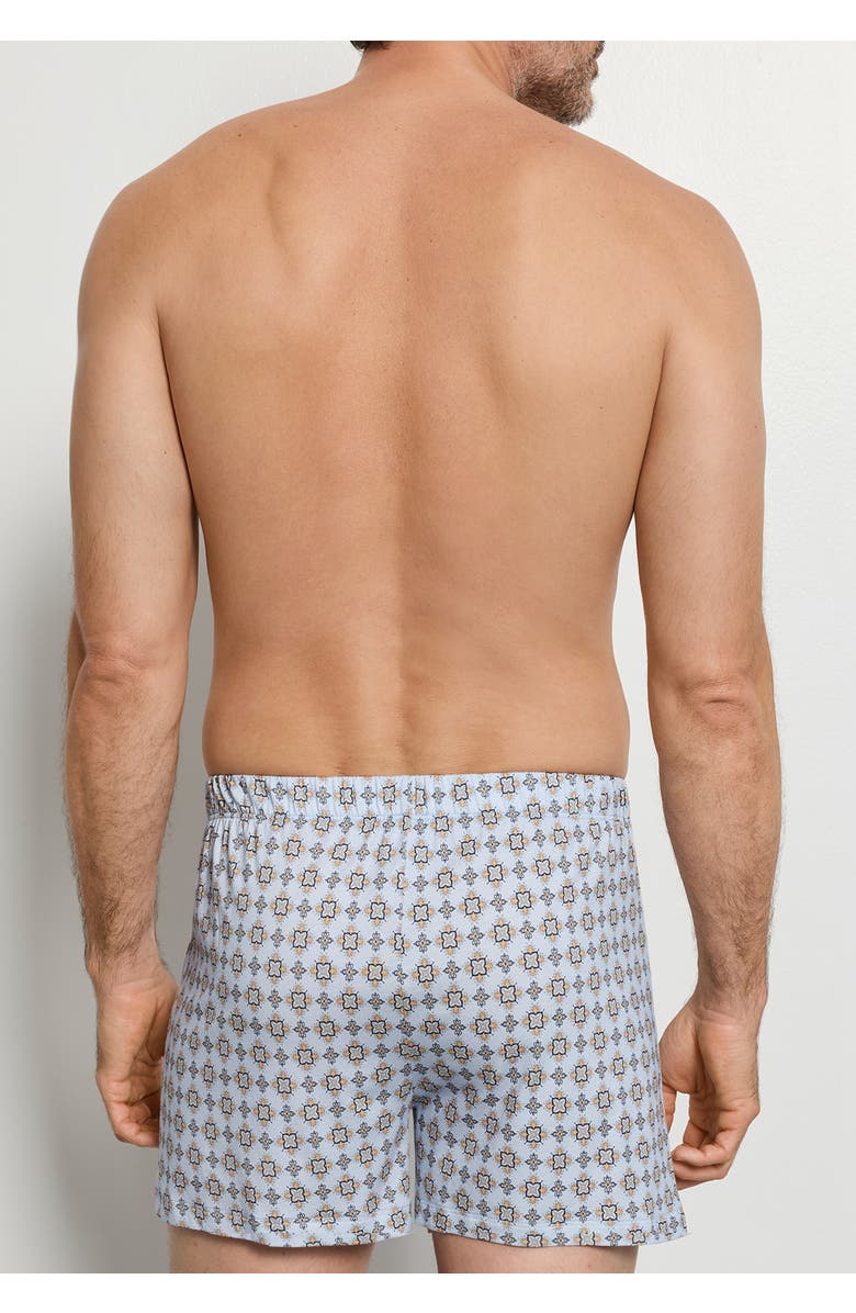 Hanro Fancy Jersey Cotton and TENCEL Boxers, Alternate, color, Pumpkin Ornaments