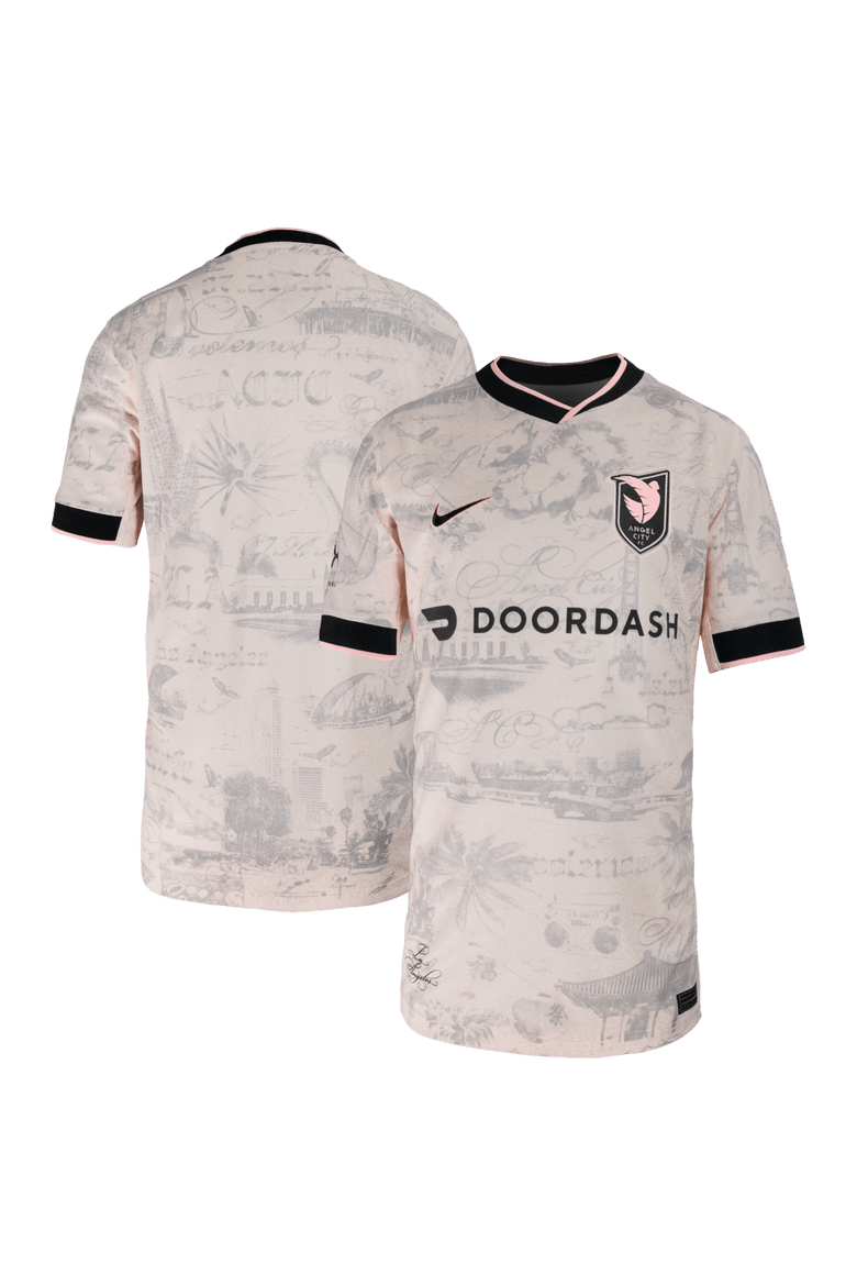 Youth Nike Tan Angel City FC 2026 Secondary Stadium Replica Jersey, Main, color, Tan