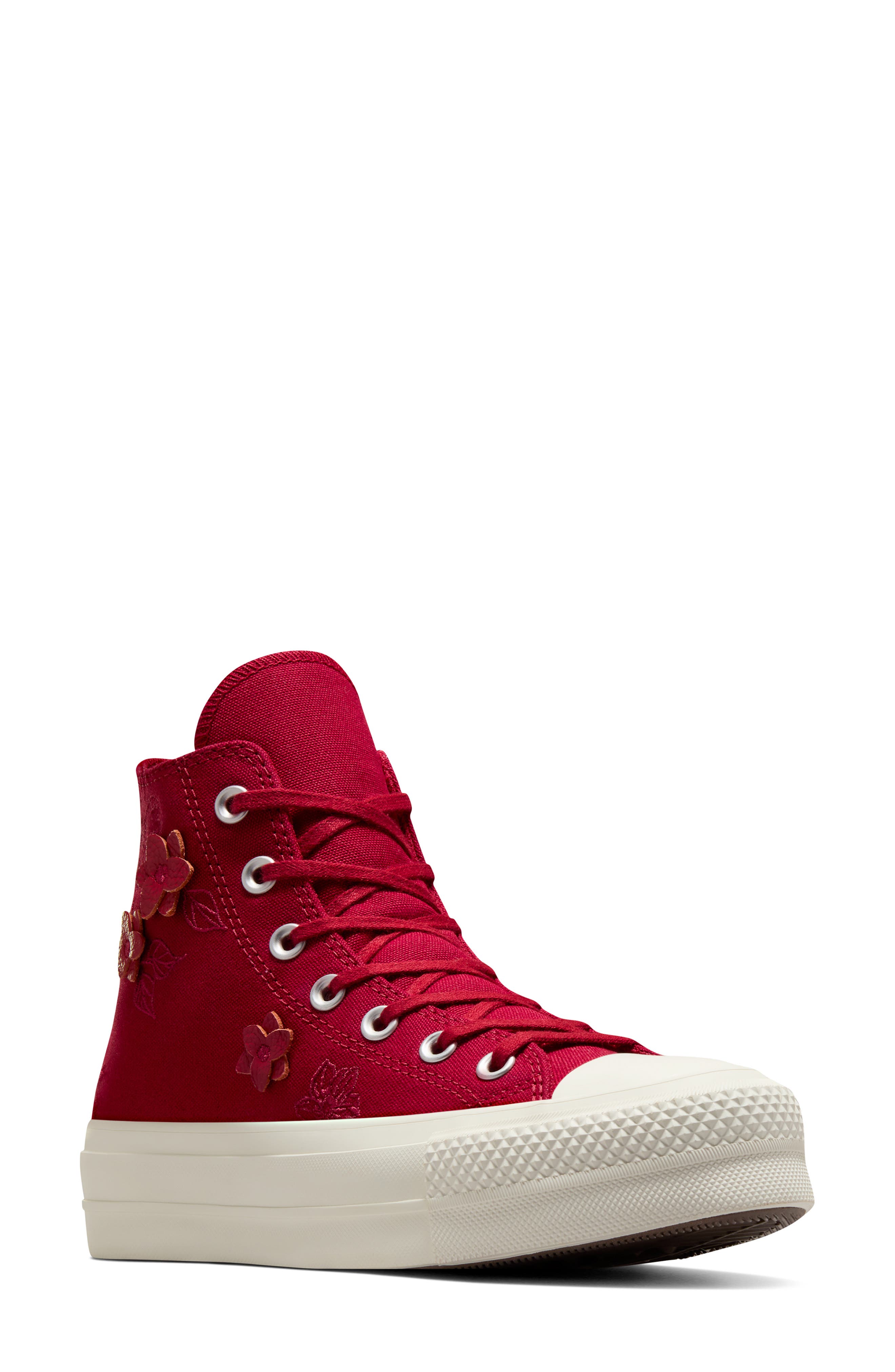 red high top shoes