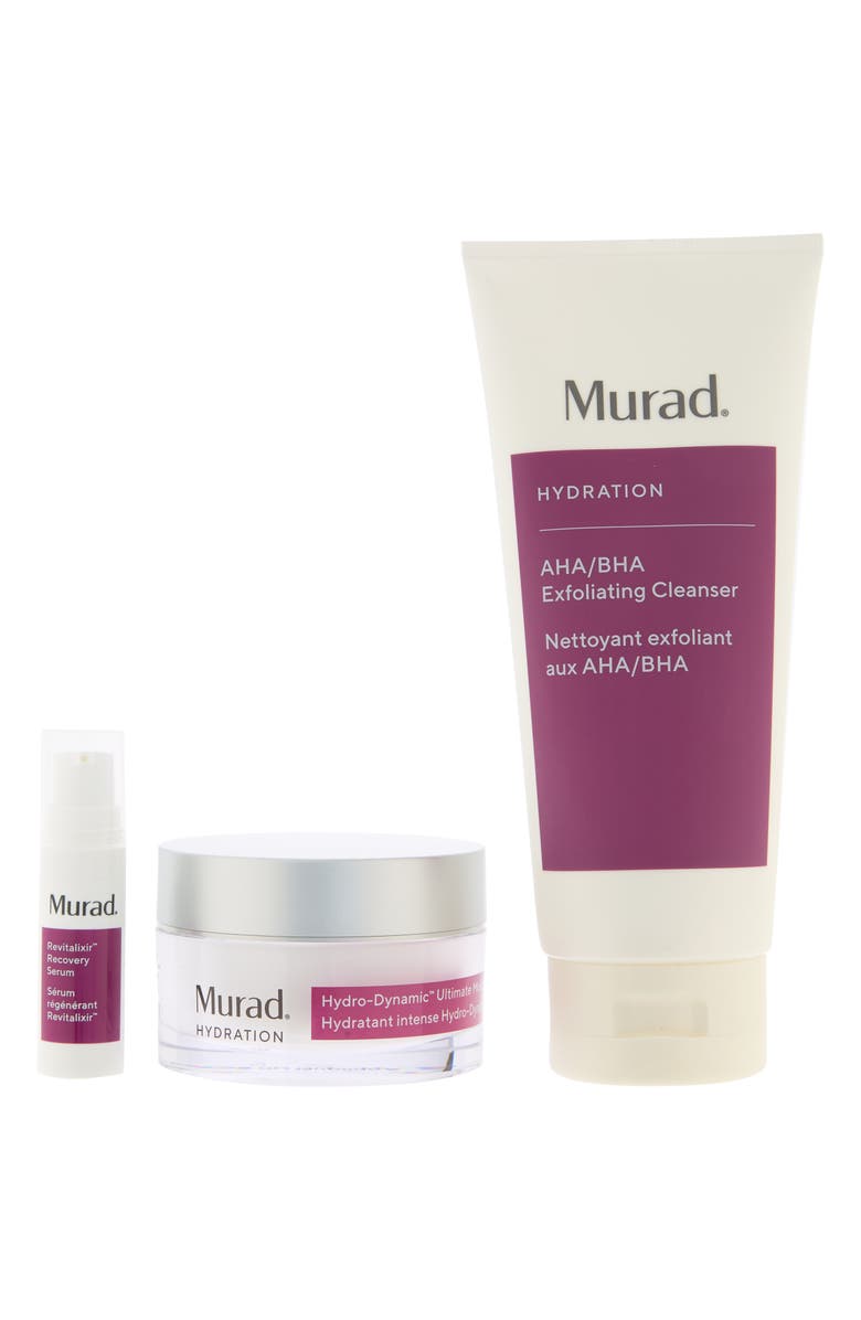 Murad<sup>®</sup> The Derm Report on: Soothing & Quenching Skin 3-Piece Gift Set, Main, color, 
