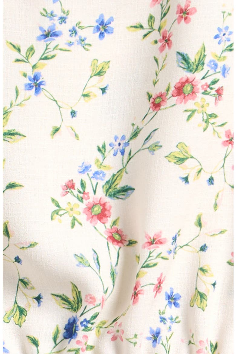Kids' Dream Ruched Peplum Top, Alternate, color, OOPSIE DAISY