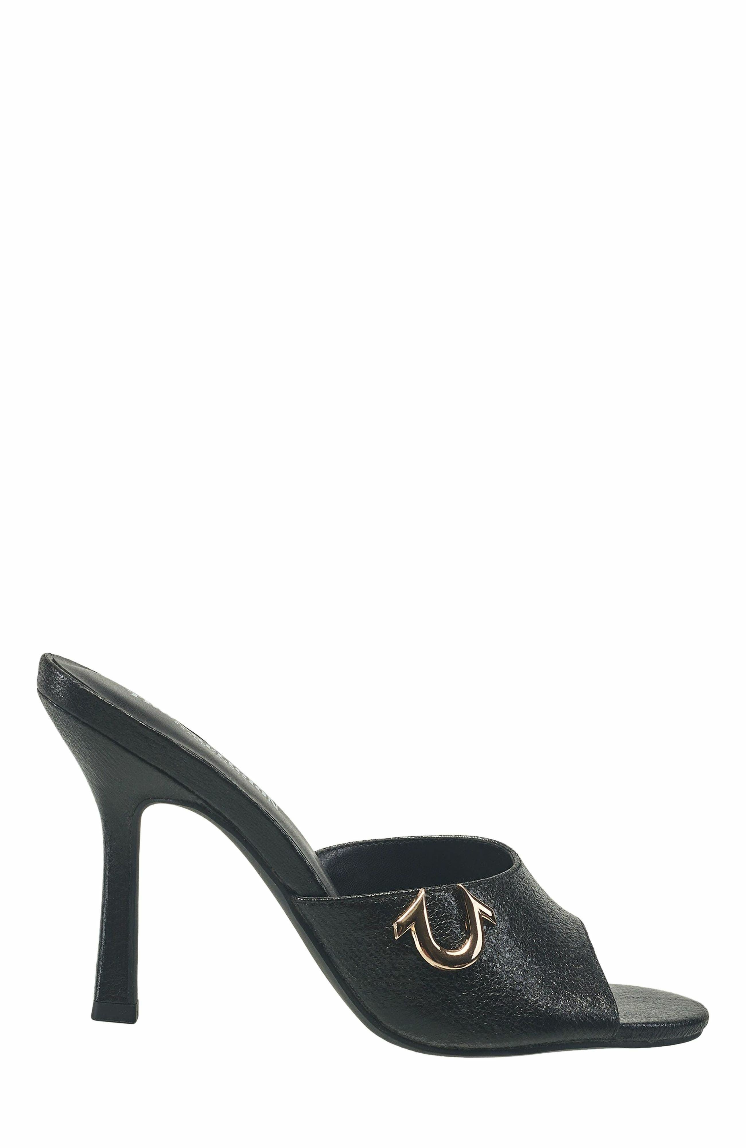 True Religion Sophia Heel, Alternate, color, Black