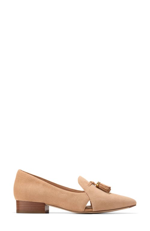 Cole Haan Vanya Tassel Flat In Blush