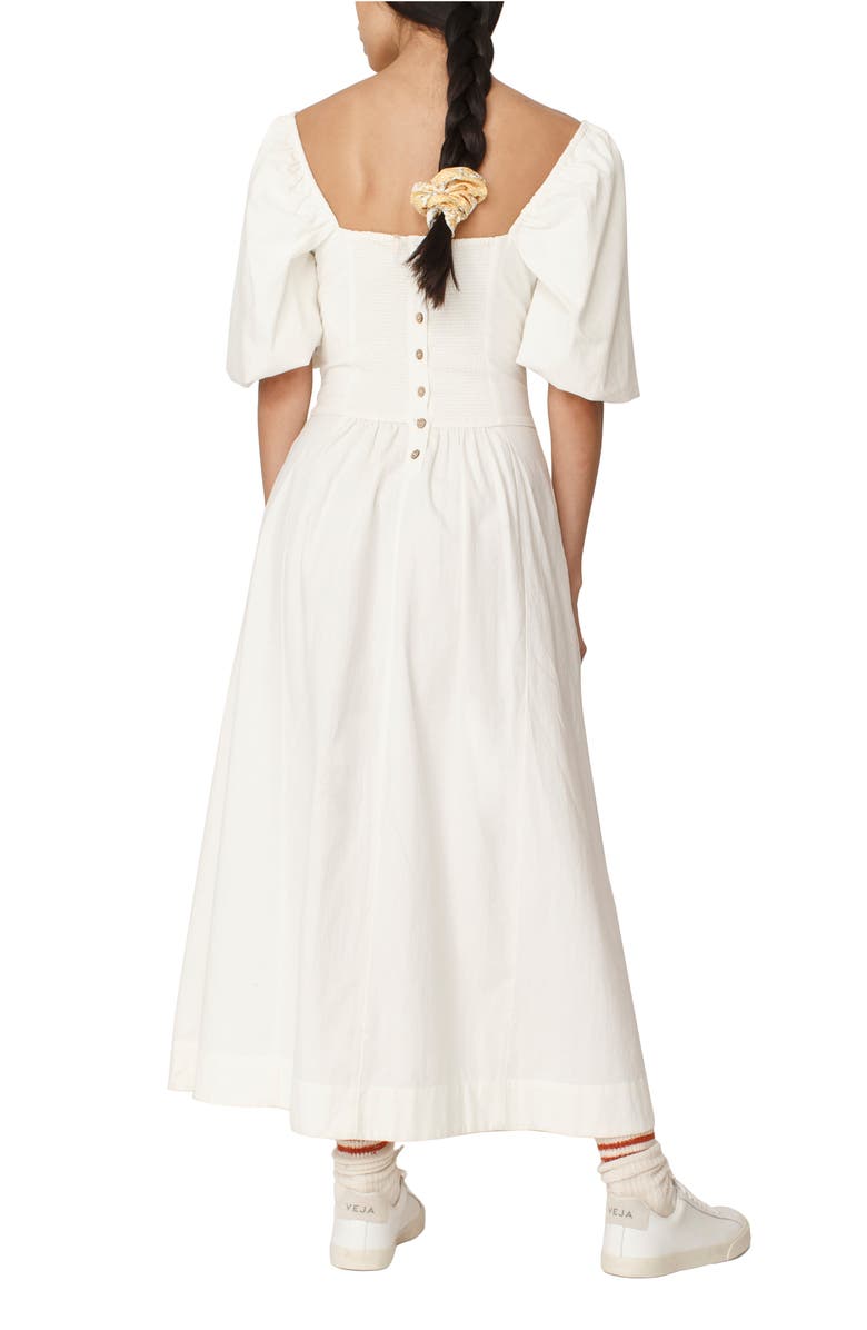 Free People free-est Ain't She a Beaut Puff Sleeve Ruched Dress, Alternate, color, 