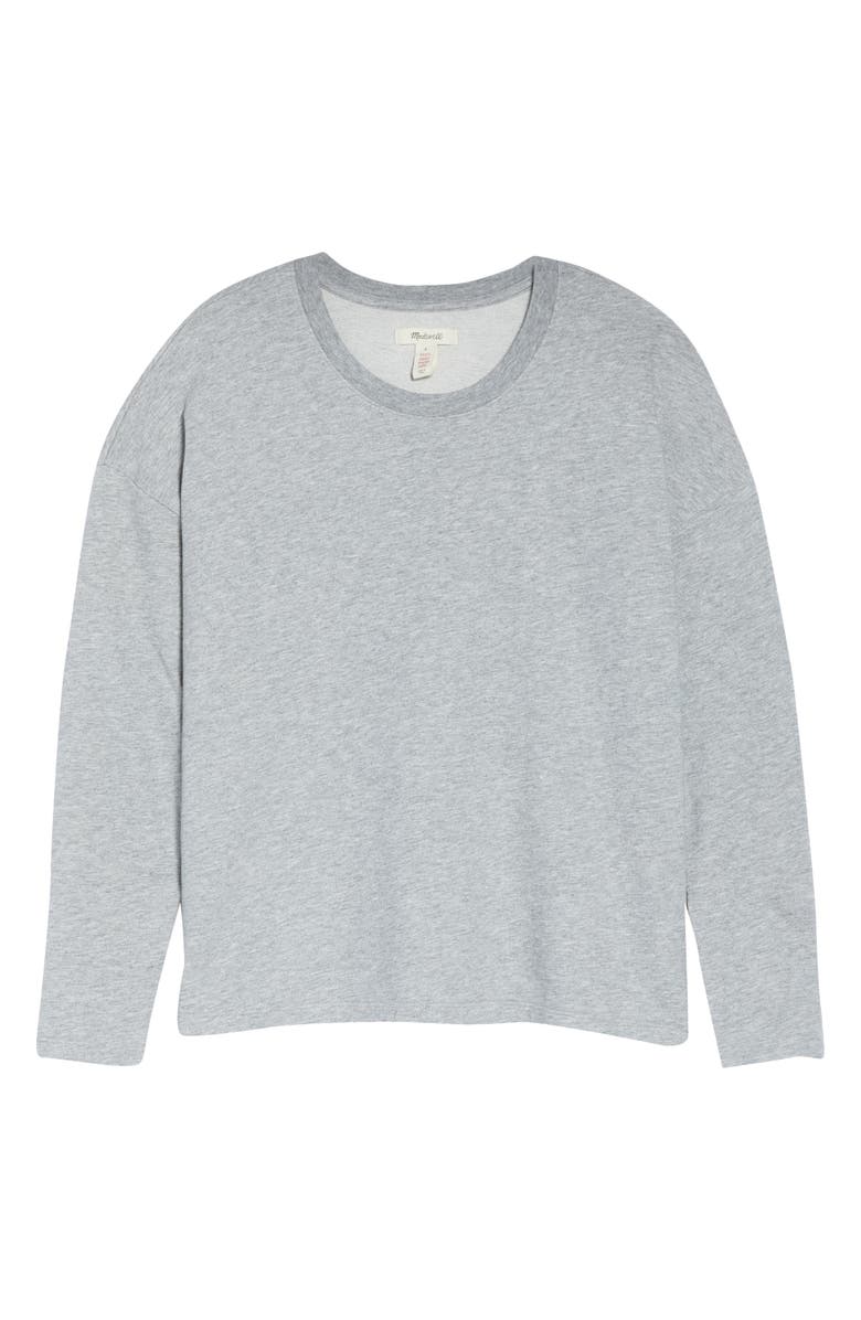Madewell Pajama Sweatshirt, Alternate, color,