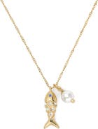 Kate Spade New York summer daze fish pendant necklace