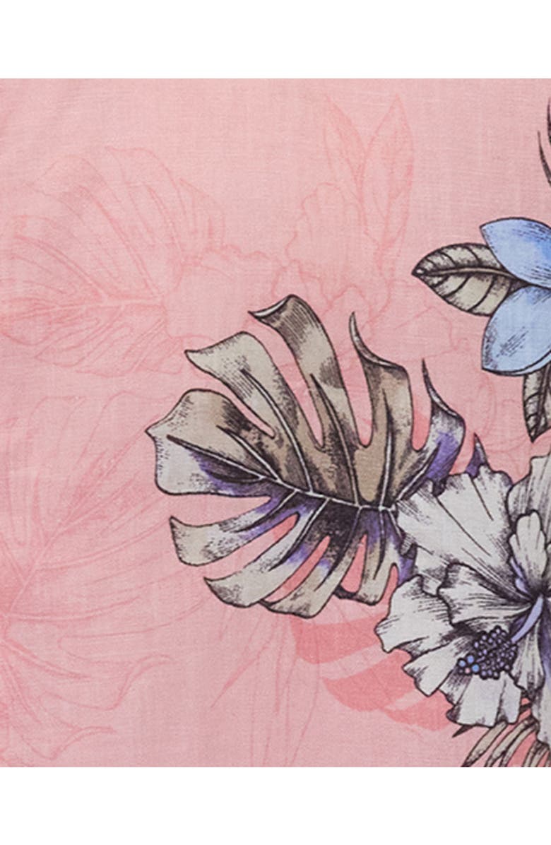 Lords of Harlech Exotic Floral Womens Wide-Leg Pant, Alternate, color, Exotic Floral Coral