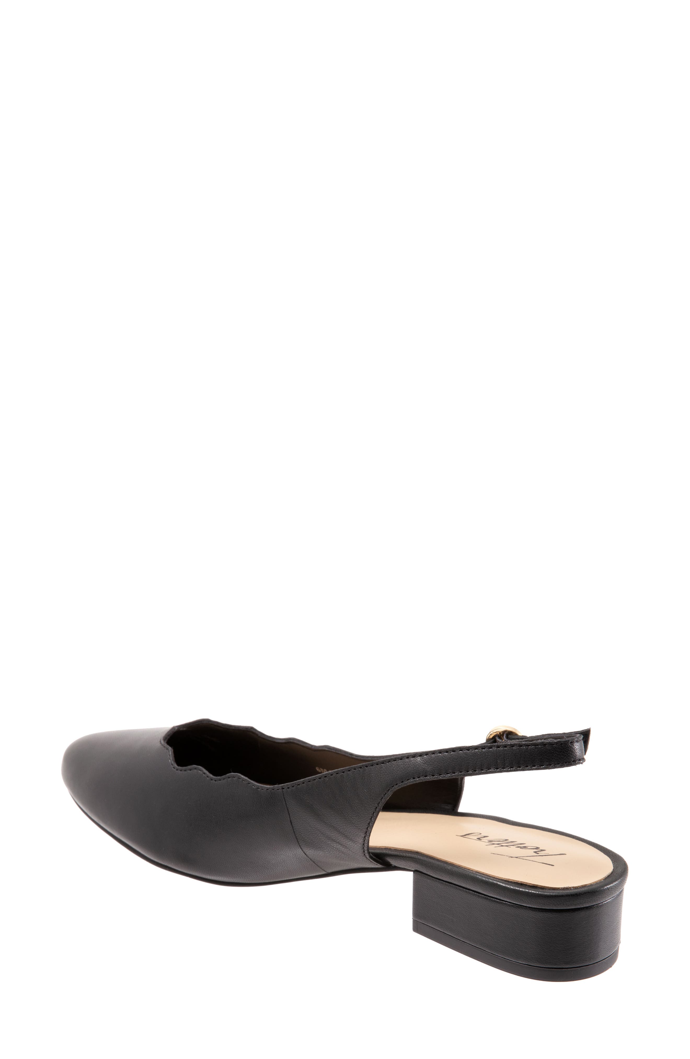 Trotters Joselyn Slingback, Alternate, color, Black