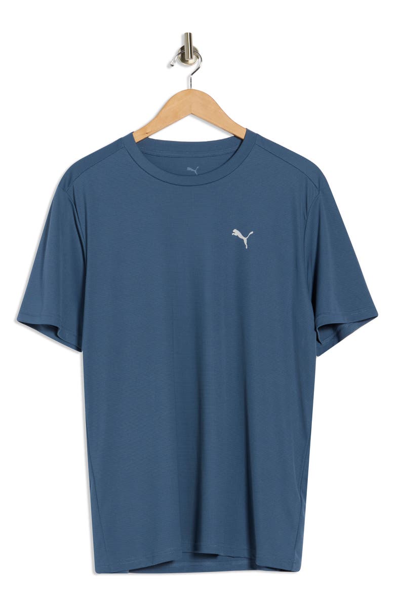 PUMA Level Up Graphic T-Shirt, Alternate, color, Dark Indigo