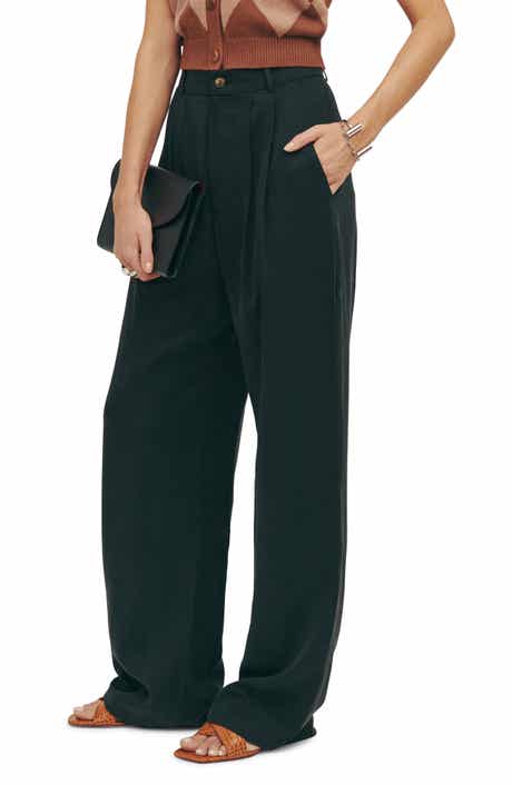 Reformation Mason High Waist Wide Leg Pants