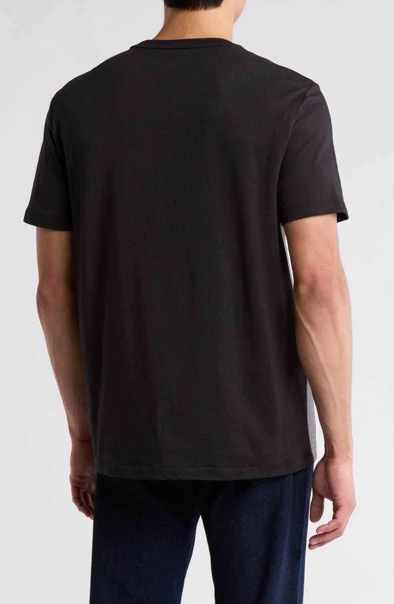 Calvin Klein Colorblock Cotton T-Shirt, Alternate, color, Black Combo