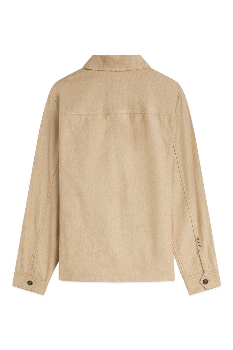 Worker Shirt Jacket, Alternate, color, DIJON