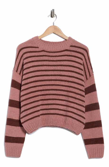 WISHLIST Stripe Chenille Pullover Sweater