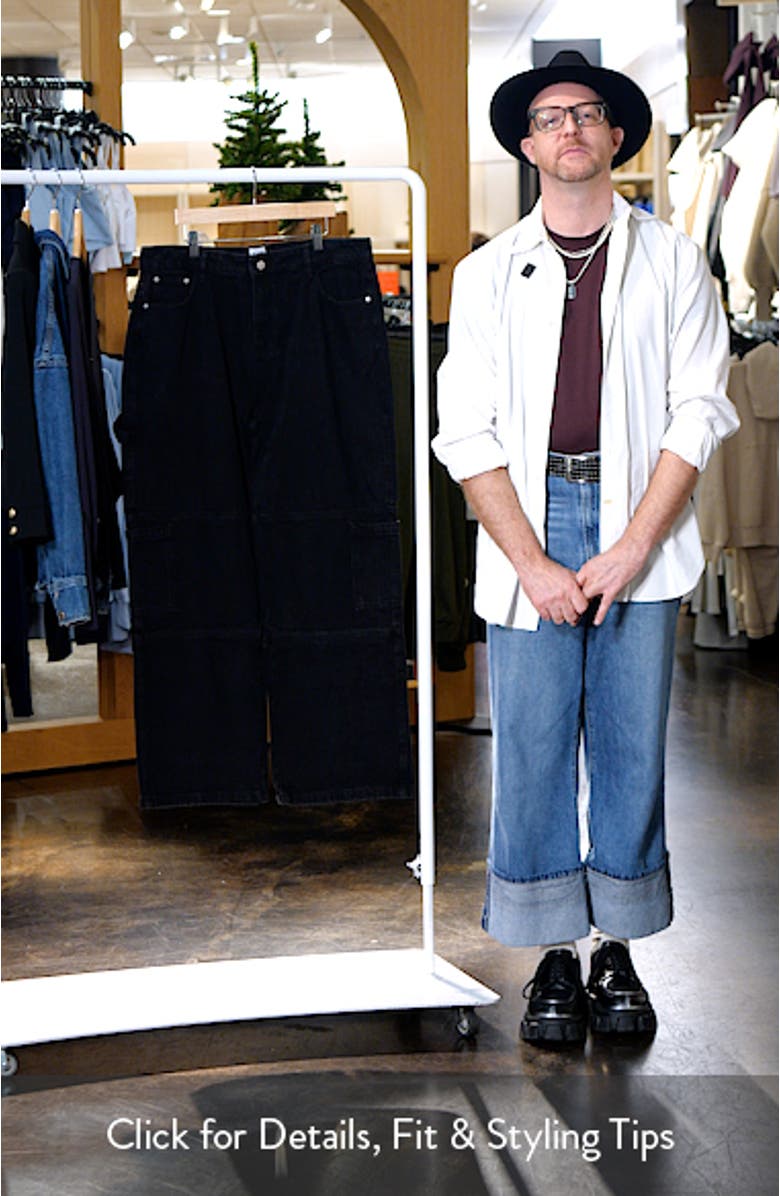 Thomson High Waist Straight Leg Cargo Pants, sales video thumbnail