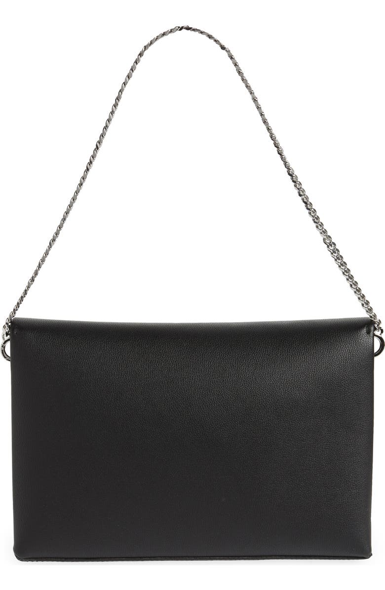 BOSS Rose Faux Leather Clutch, Alternate, color,