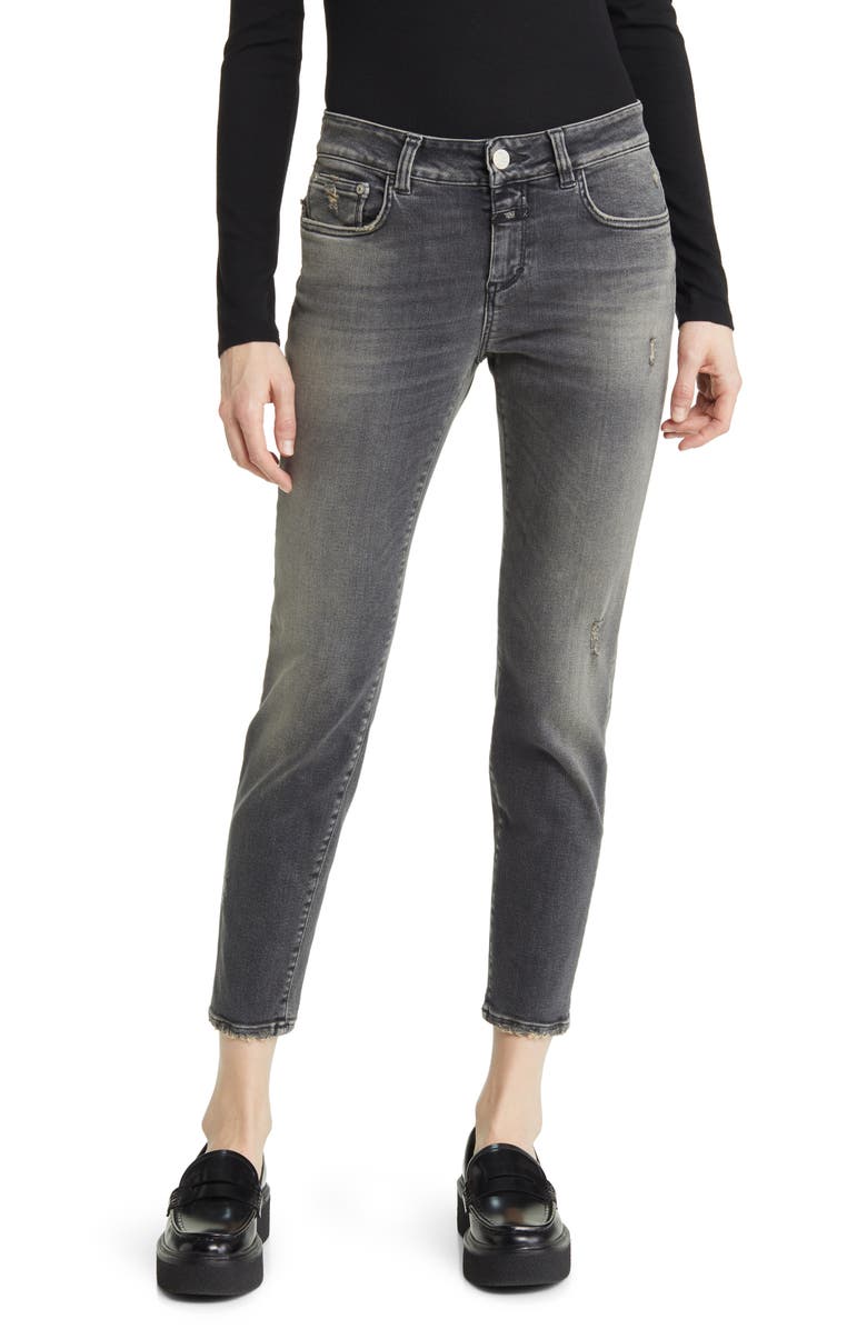 Closed Baker Mid Rise Crop Slim Organic Cotton Jeans, Main, color, 