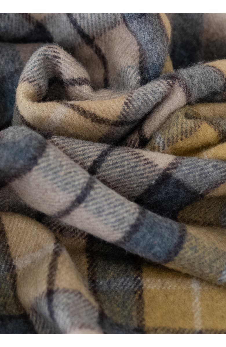 TBCo Recycled Wool Tartan Throw Blanket, Alternate, color, Buchanan Antique Natural