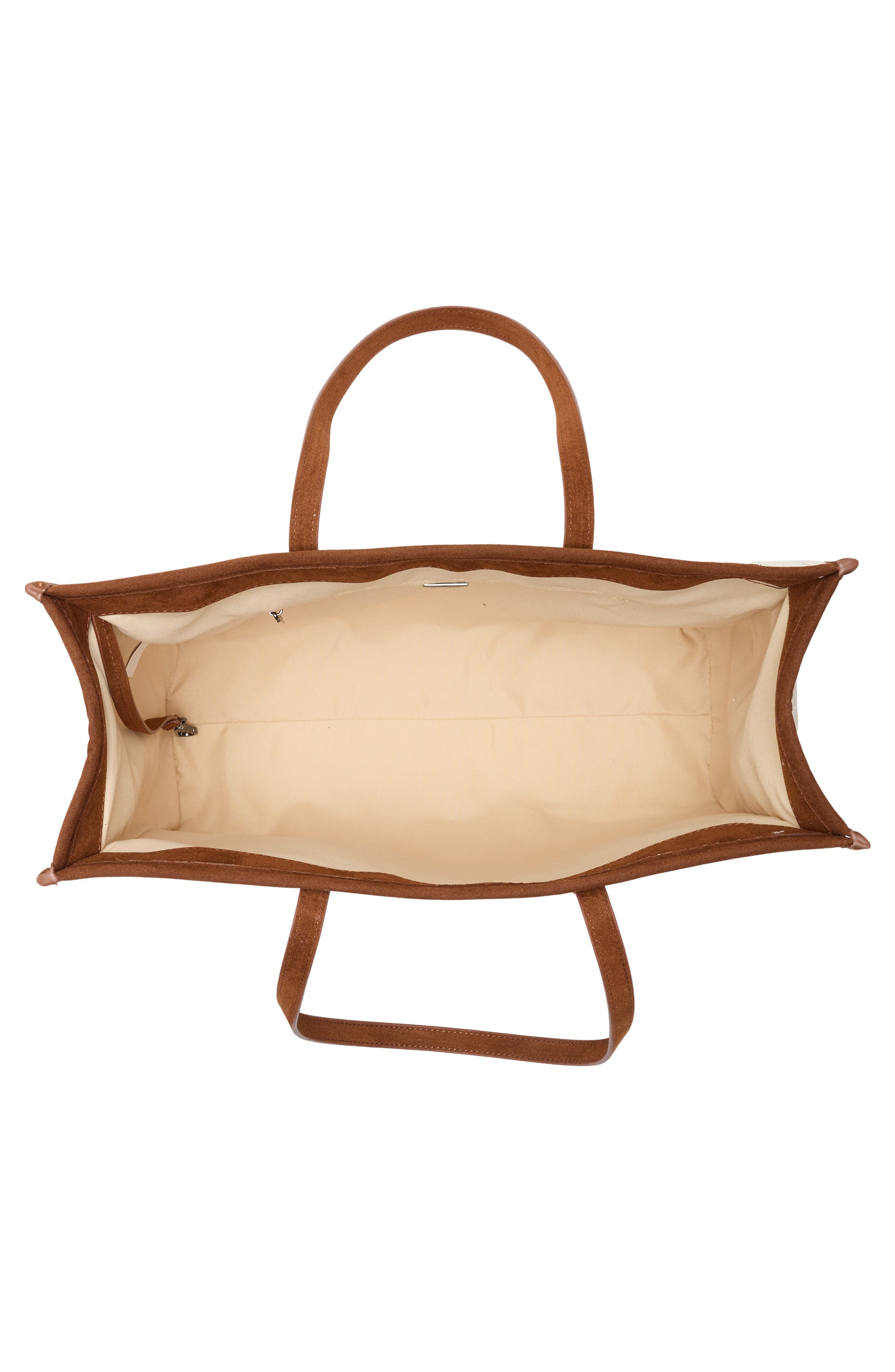 Canvas Tote Bag, Alternate, color, NATURAL CHOCOLATE
