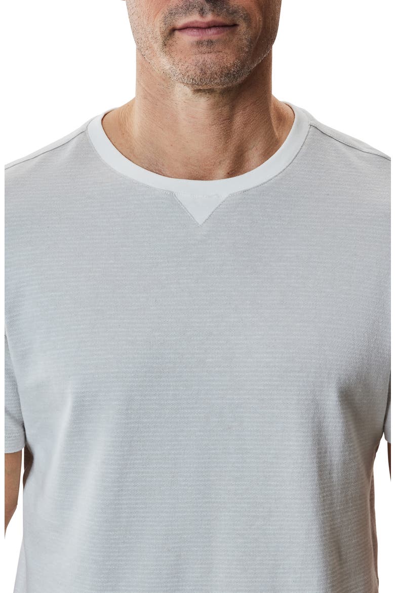 Fitch Feeder Stripe Rib Trim T-Shirt, Alternate, color, LIGHT GREY