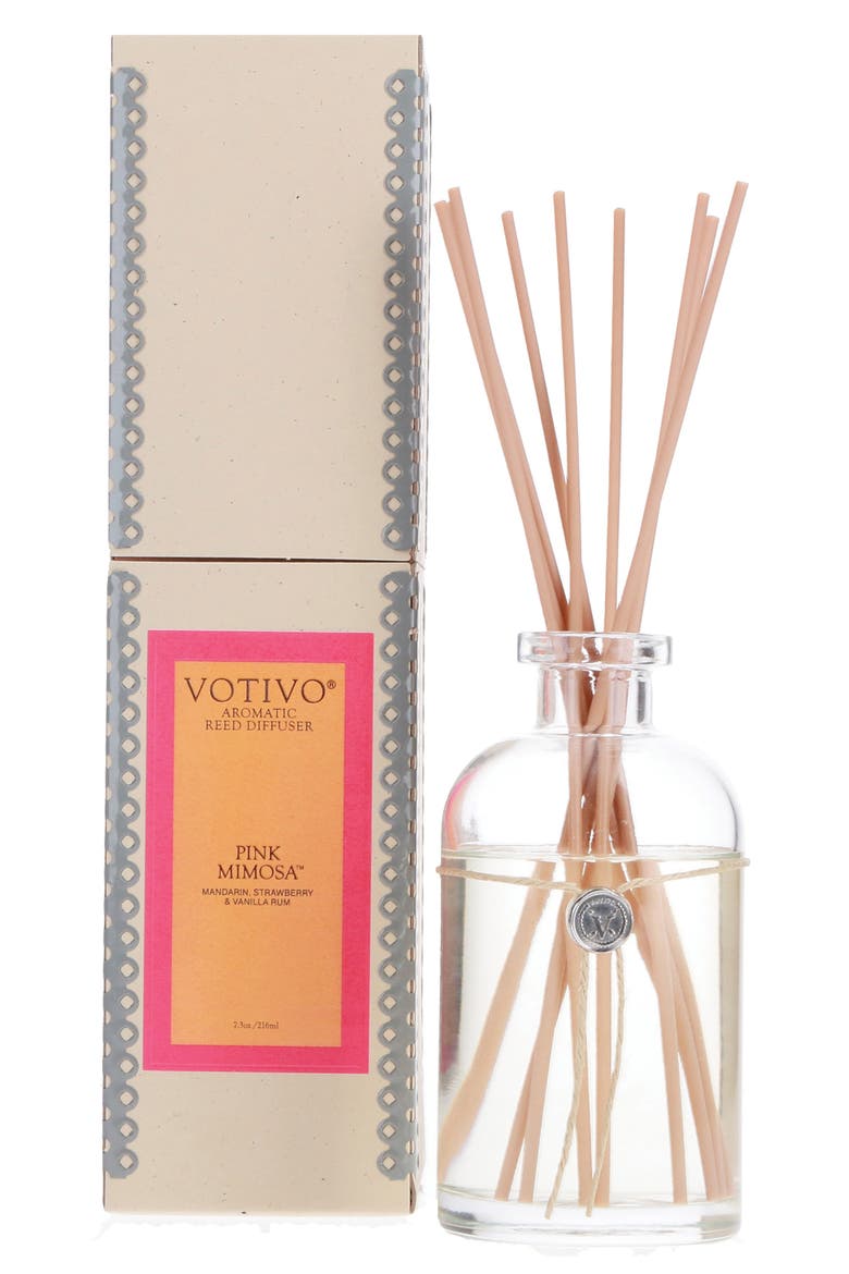 Aromatic Reed Diffuser, Main, color, PINK MIMOSA
