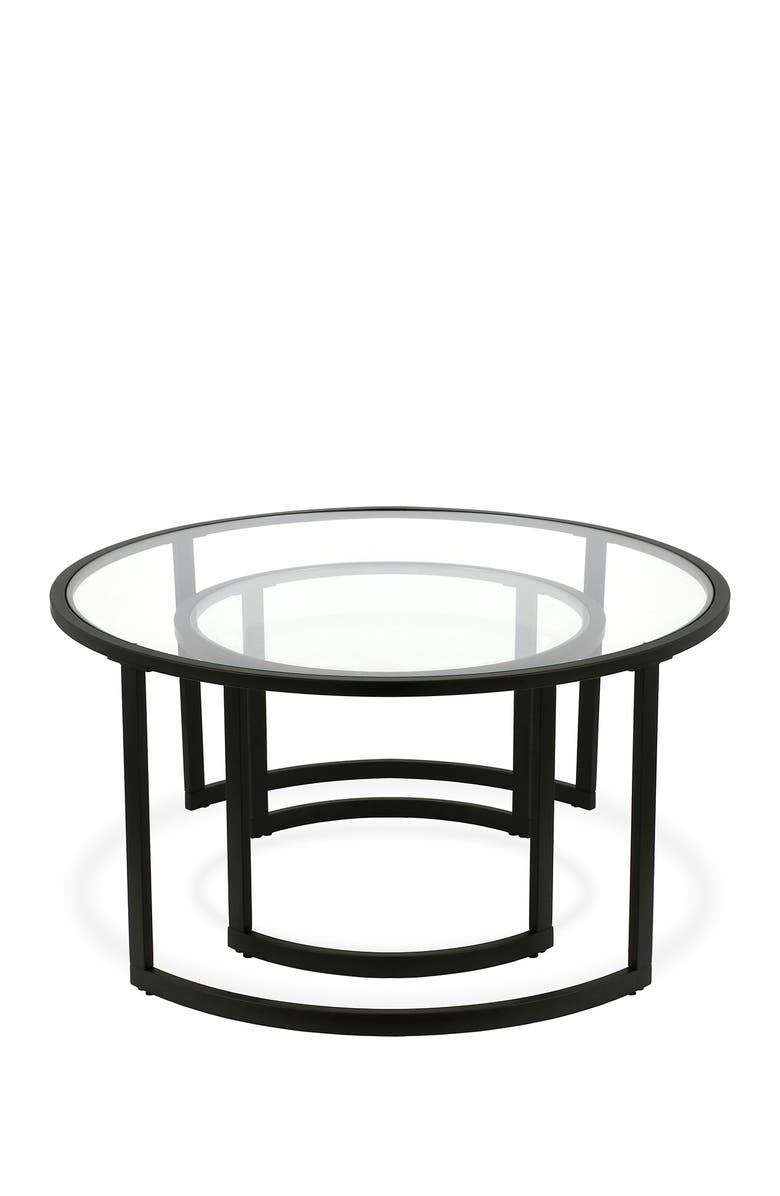 ADDISON AND LANE Mitera Blackened Bronze Nesting Coffee Table Set, Alternate, color,
