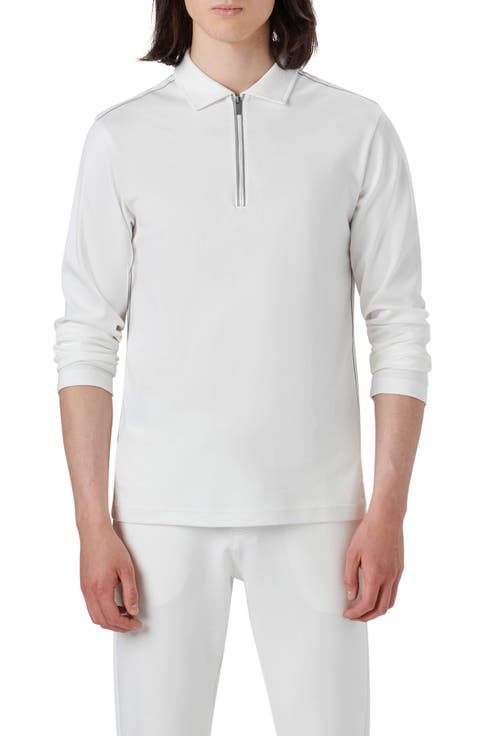 Long Sleeve Quarter Zip Polo