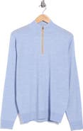 Peter Millar Excursionist Flex Quarter-Zip Merino Wool Pullover