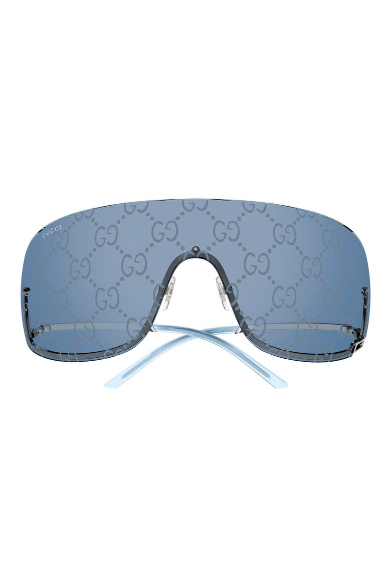 99mm Mask Sunglasses, Main, color, GREY