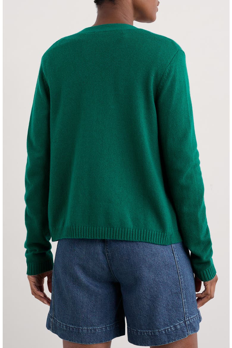 Kelyn Cardigan, Alternate, color, KNIT MELANGE SEA TEAL