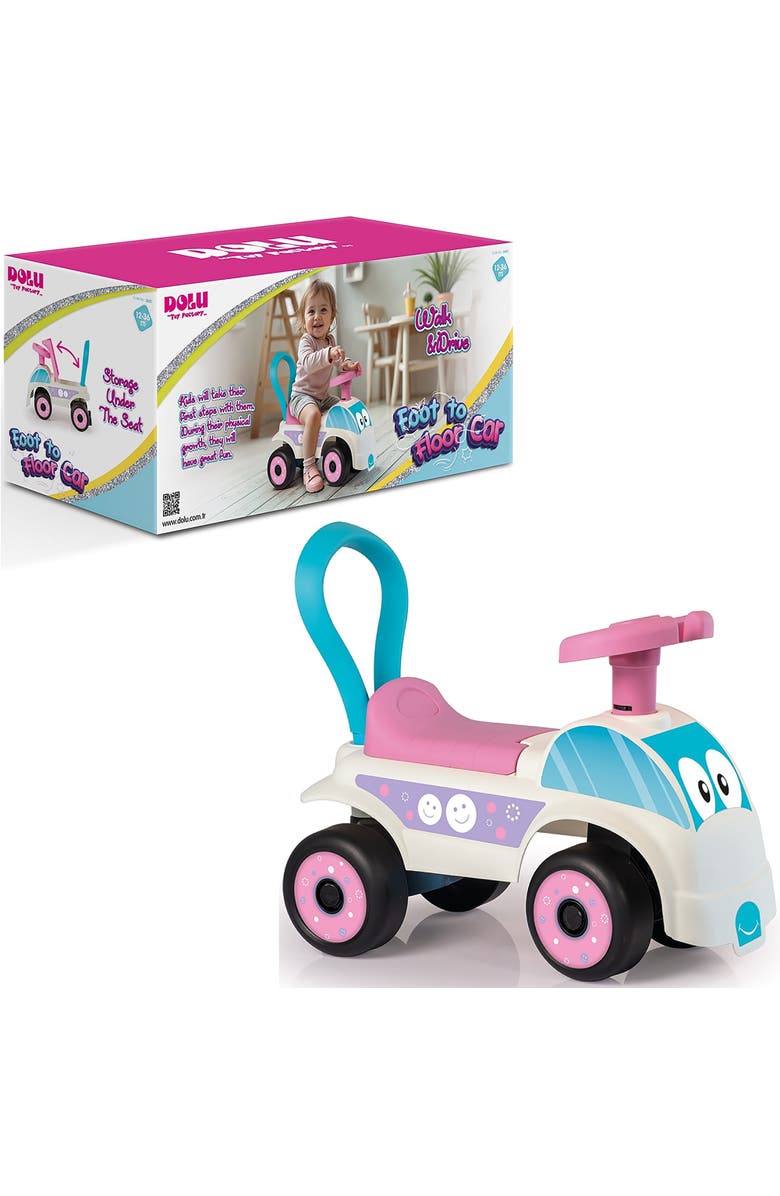 Dolu Walk & Drive Ride On Toy Vehicle, Toddlers 12mo+, Alternate, color, Multicolored