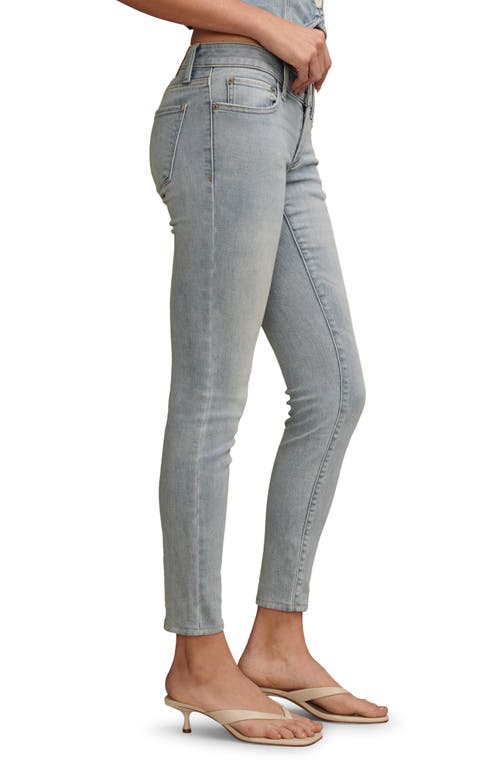 Shop Lucky Brand Lizzie Low Rise Skinny Jeans In Fan Girl