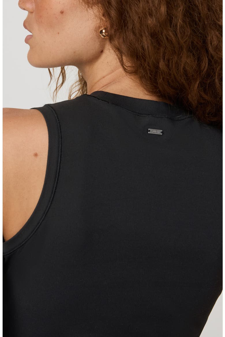 Halo Muscle Tank, Alternate, color, SOLID BLACK