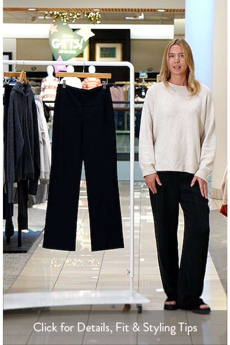 Cozy Tech High Waist Straight Leg Pants video