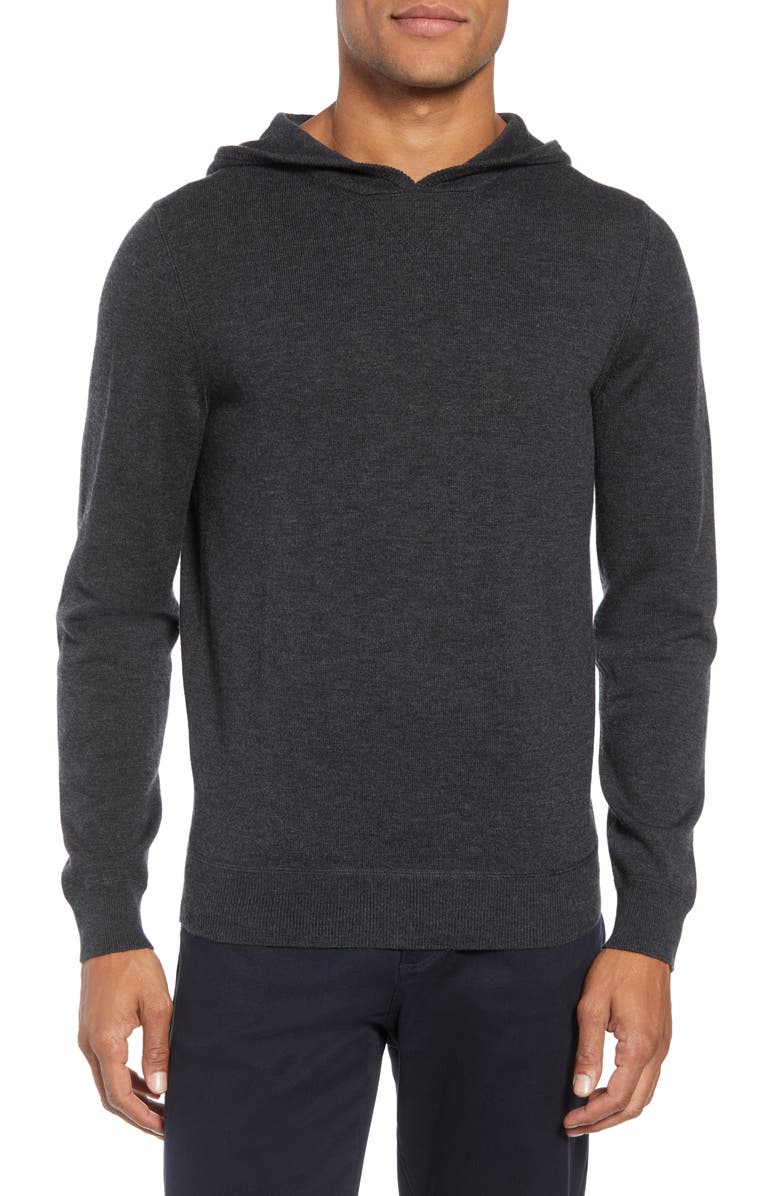 BOSS Efabio Wool Blend Hoodie, Main, color, 