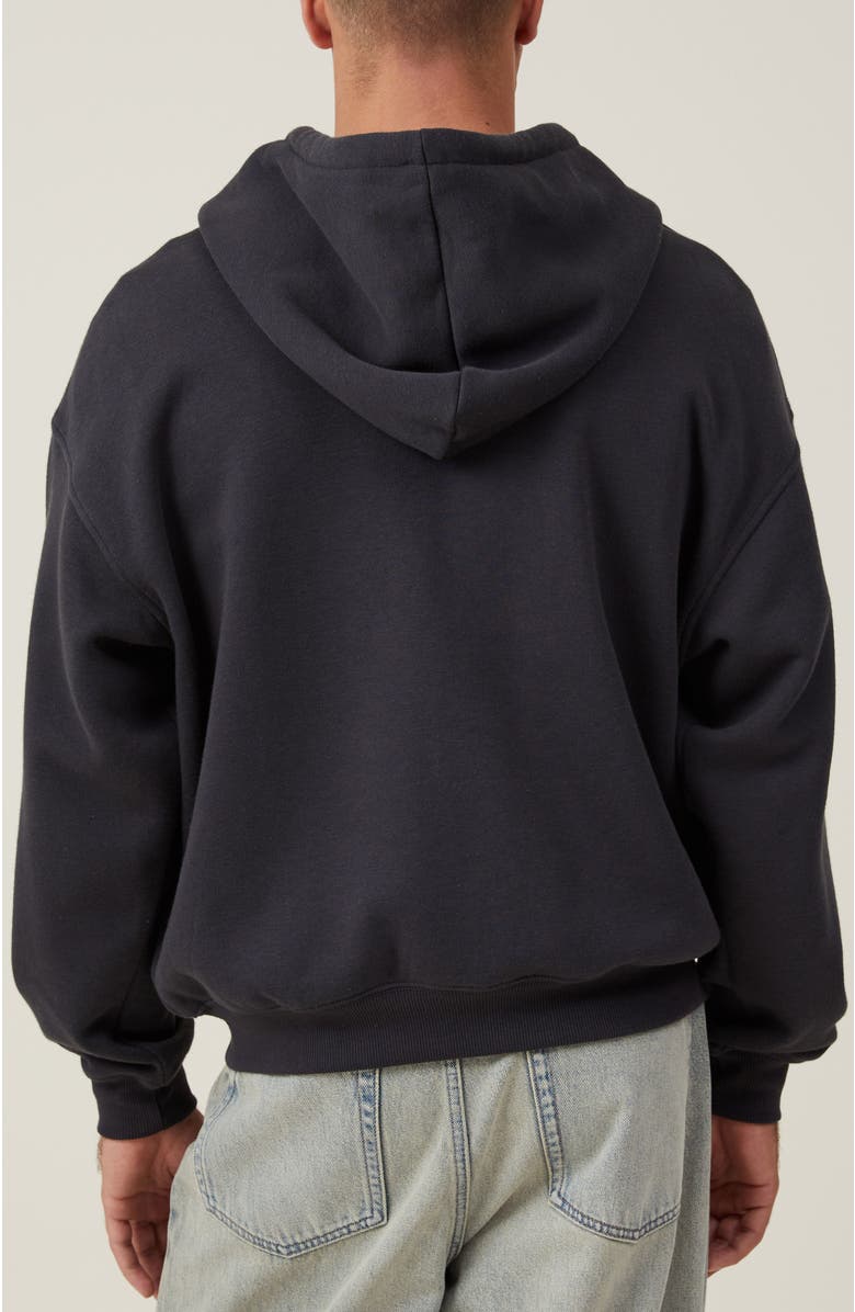 Cotton On Men's Box Fit Zip Up Hoodie, Alternate, color,