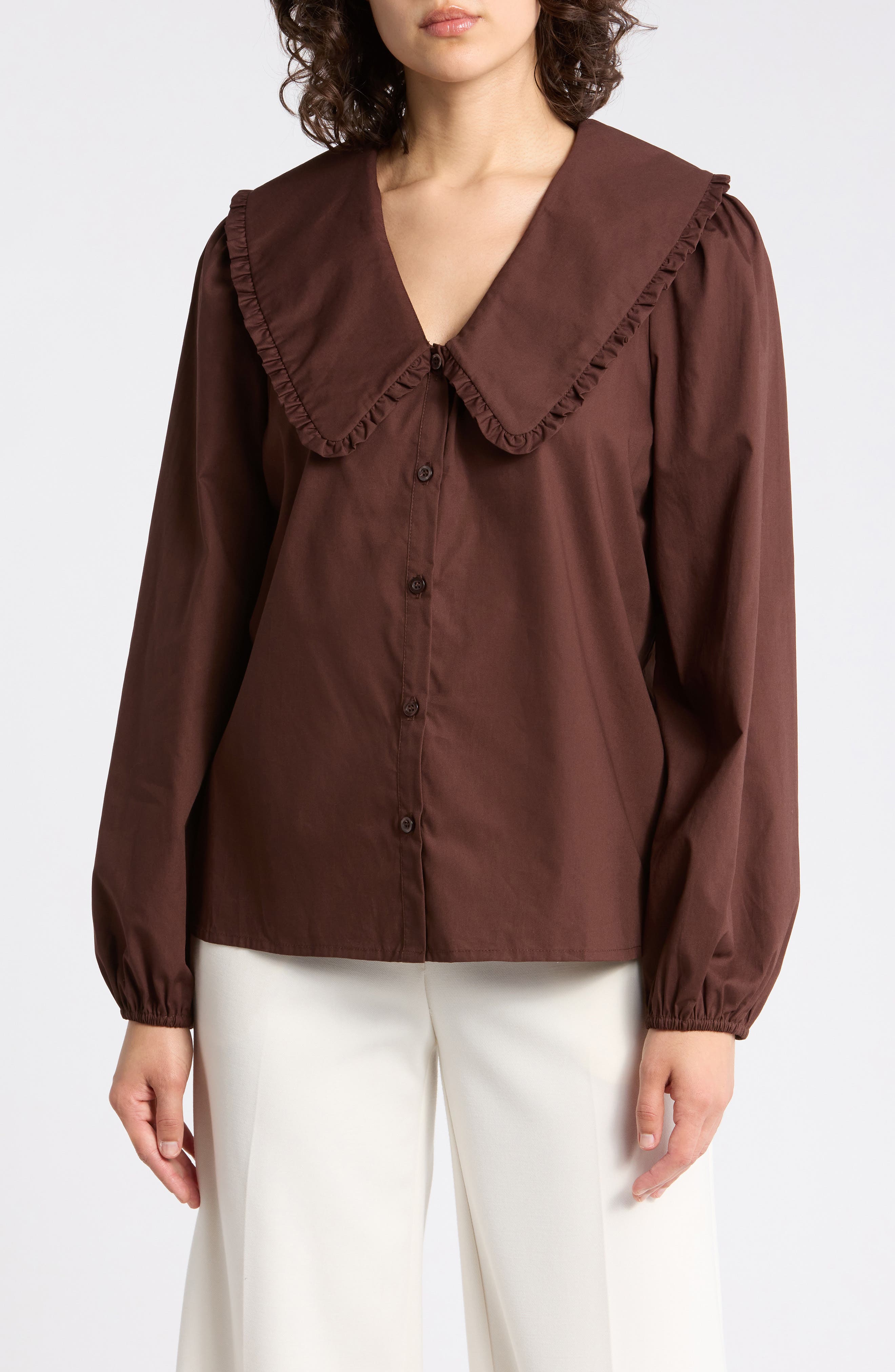Gemma + Jane Peter Pan Collar Top