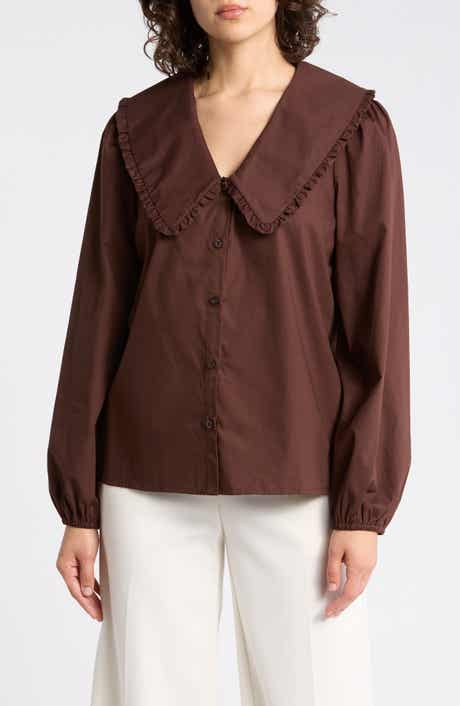 Gemma + Jane Peter Pan Collar Top